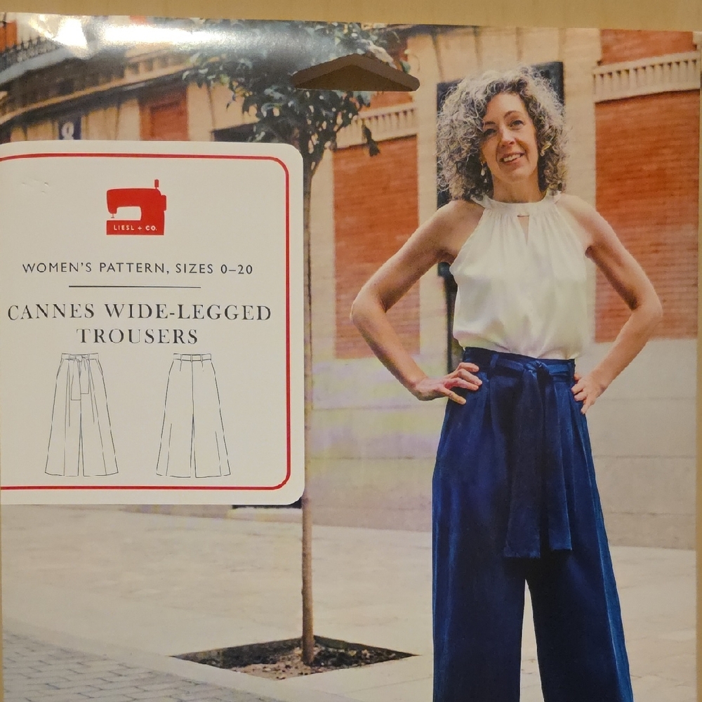 Women's Cannes Wide-Legged Trousers - Blue